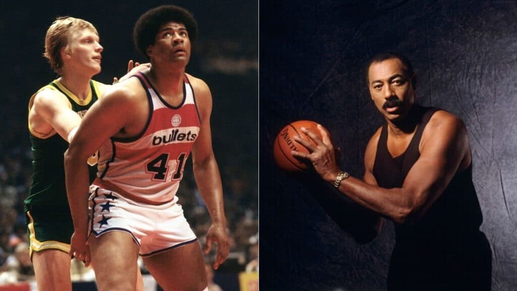 Wes Unseld and Wilt Chamberlain, the only rookie NBA league MVP's in history.
