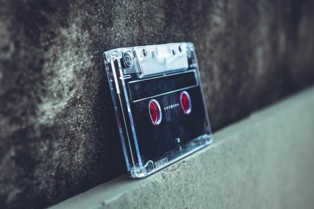 Basketball Music Photo by Ashutosh Sonwani: https://www.pexels.com/photo/black-and-gray-cassette-tape-leaned-on-wall-1761362/