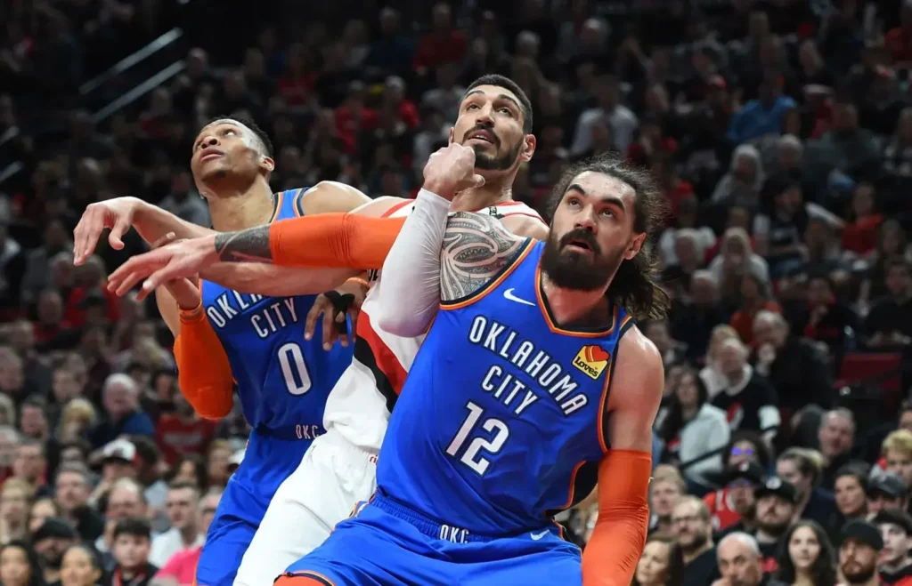 steven adams boxing out