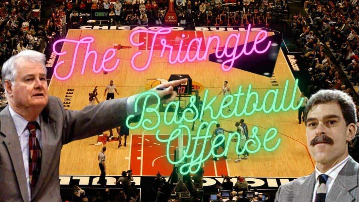 the triangle offense in basketball - feature image