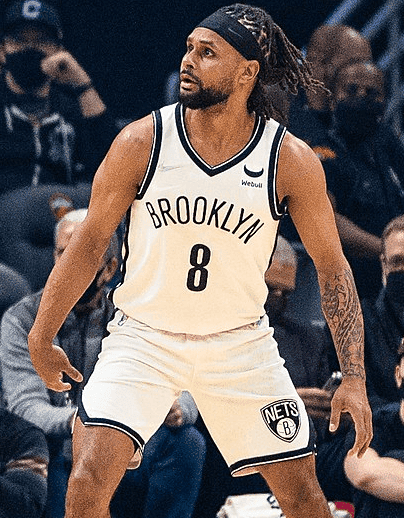 Aboriginal Australian and Torres Islander Patty Mills with the Brooklyn Nets