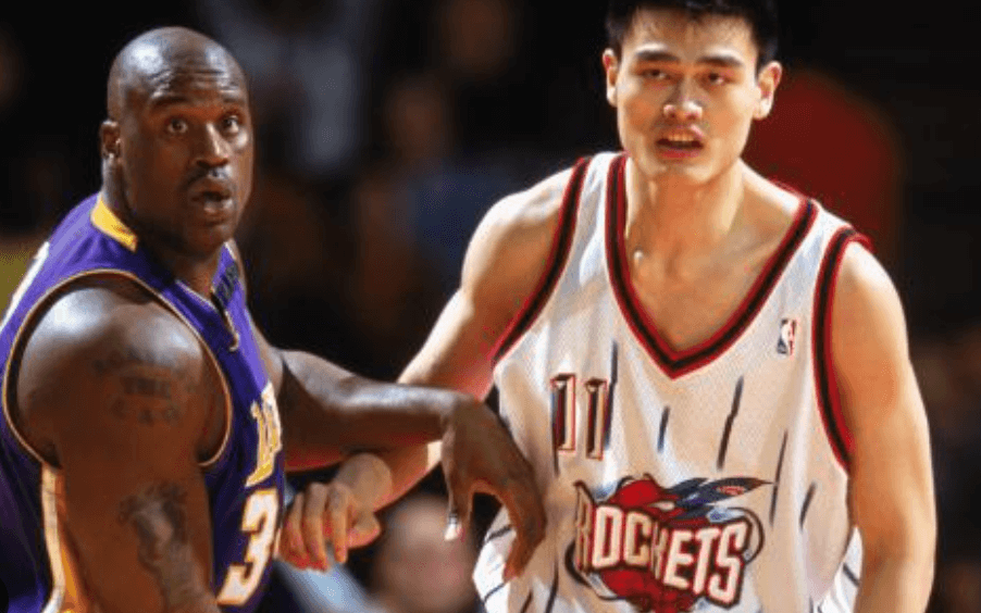 Yao is a little taller than Shaq