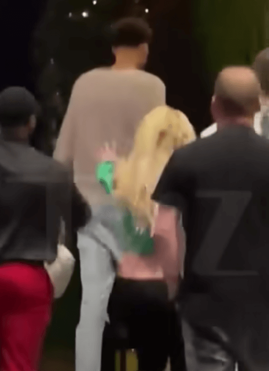 Victor Wembanyama being approached by Britney Spears at NBA summer League 2K24